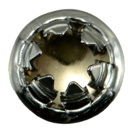 Midwest Fastener 1/4" Chrome Plated Steel Flush Head Hole Plugs 20PK 74405